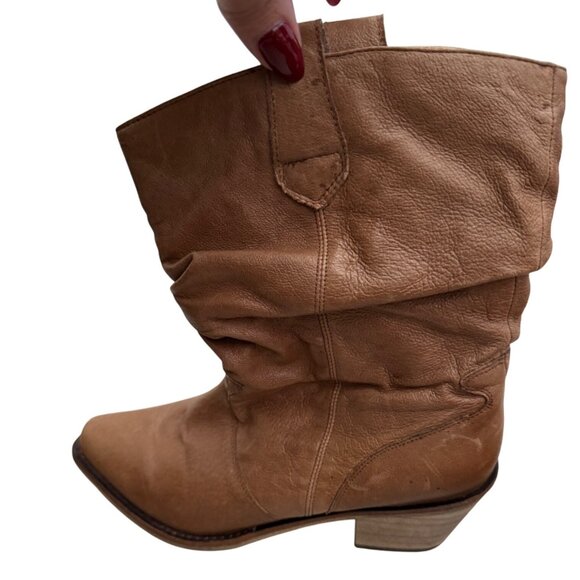 Steve Madden Womens P. Wesst Brown Leather Western Ankle Boots Size 6.5 - Picture 11 of 14